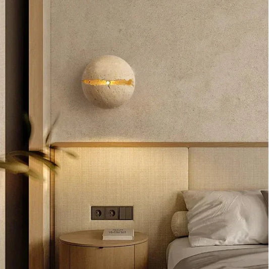 Iros Luxury Wall Lamp made of Natural Stone