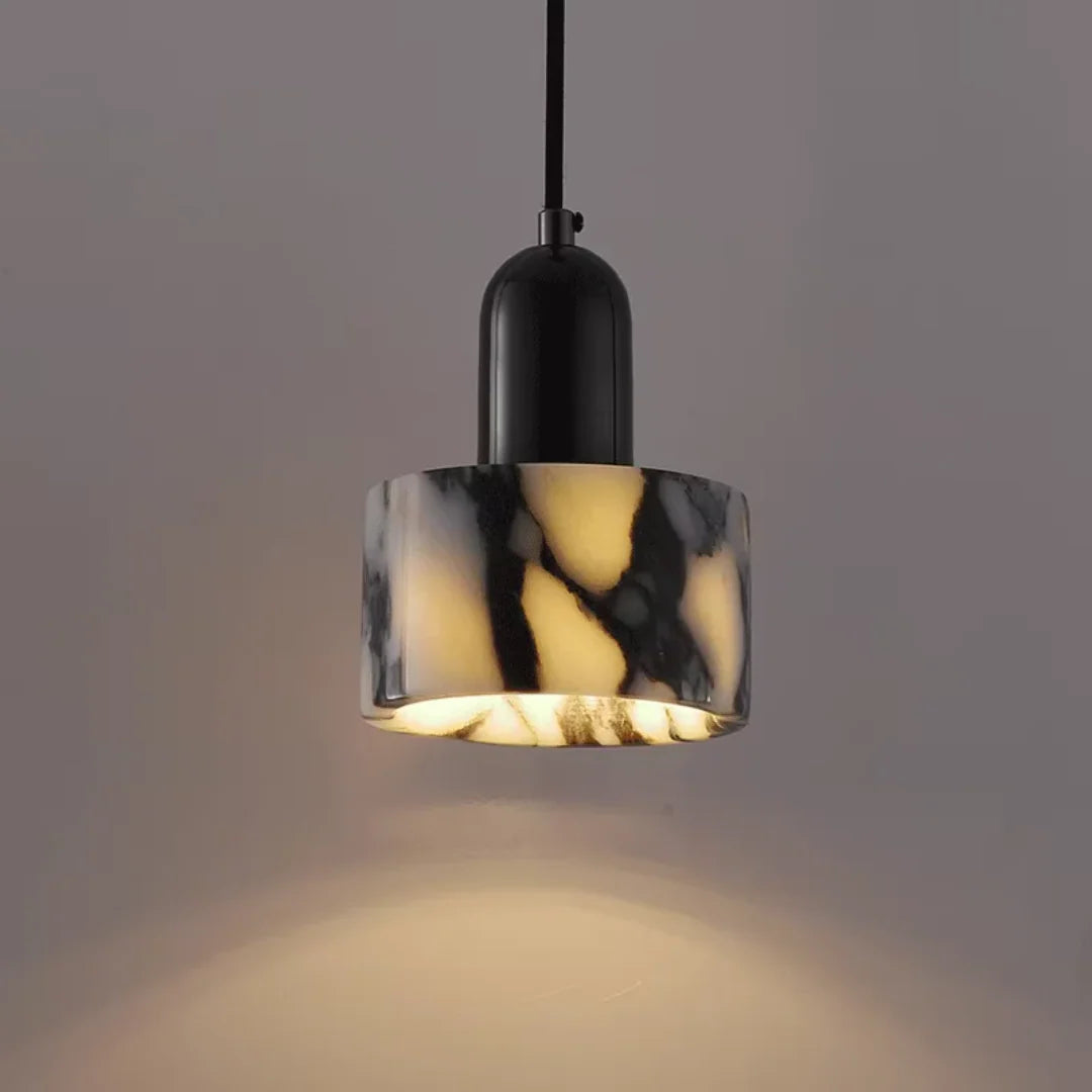 Nuvra Luxury Black Marble Design Pendant Lamp