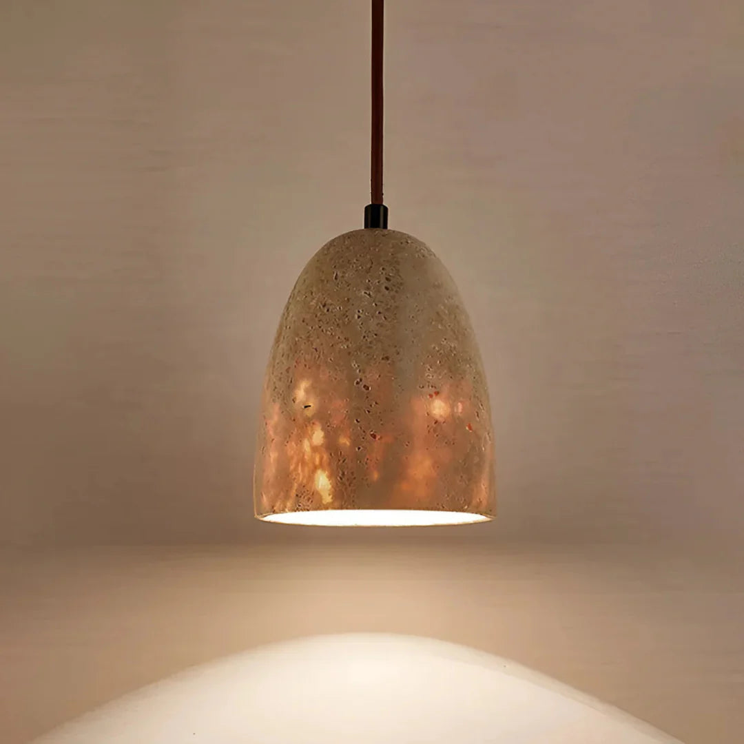 Nerina Retro Travertine Pendant Lamp