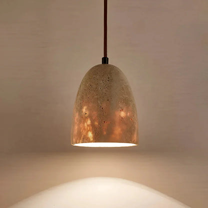 Nerina Retro Travertine Pendant Lamp