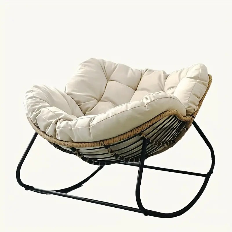 Outdoor Papasan Rocking Chair