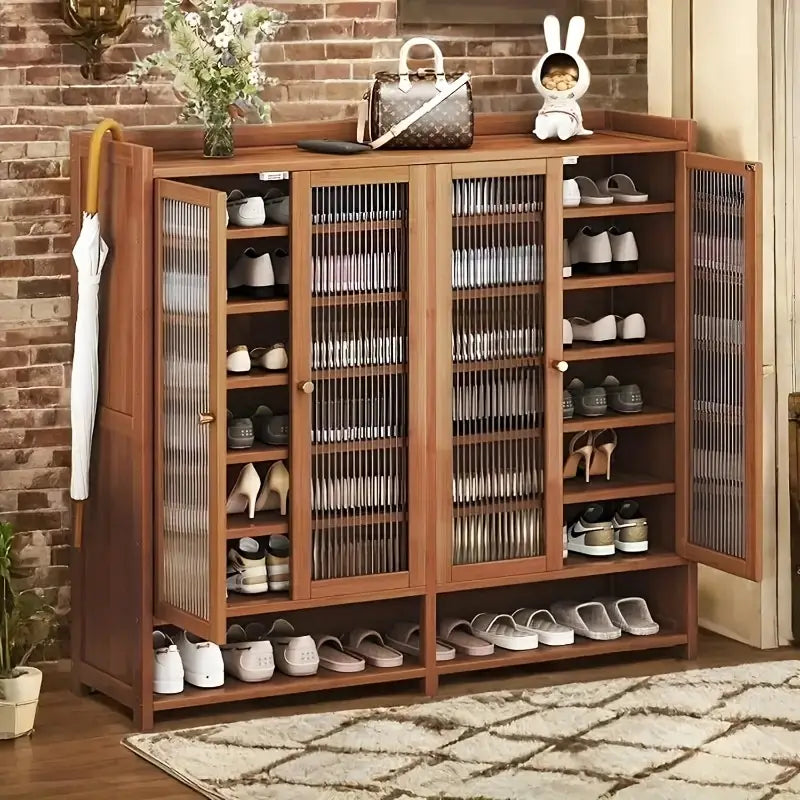 Bamboo Shoe Cabinet