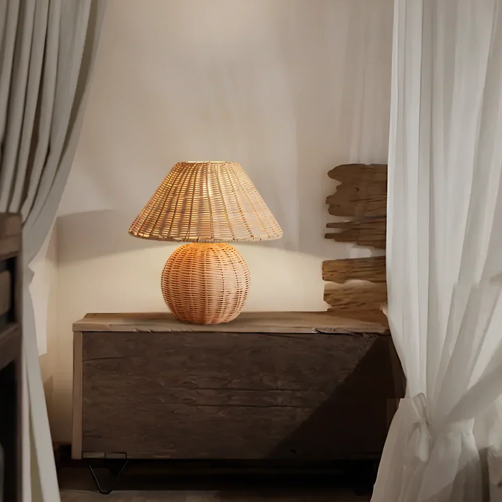 WeaveCraft Table Lamp
