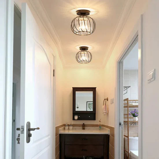 Panacea Modern Glass Ceiling Lamp