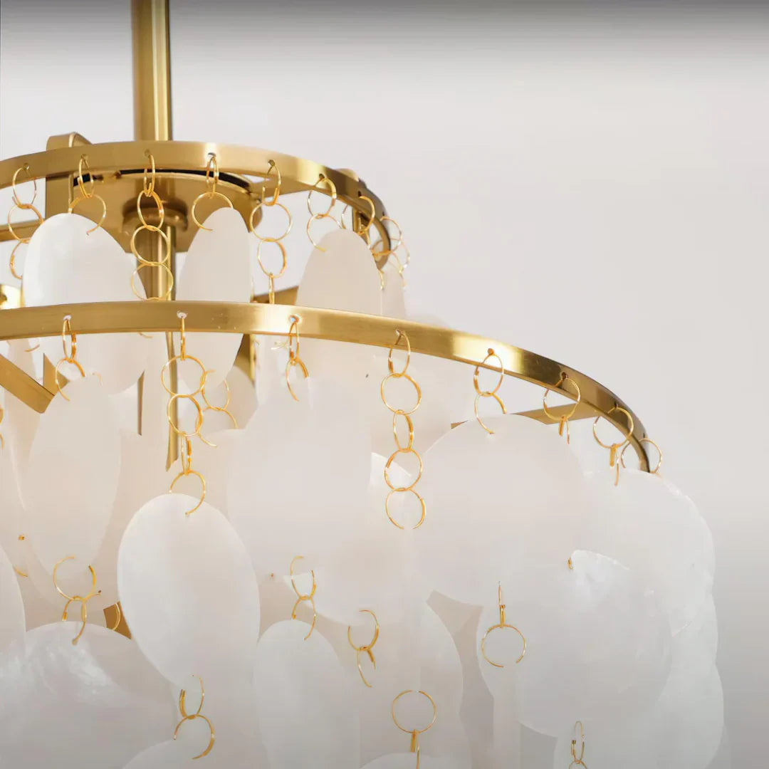 Sybel Vintage Natural Seashell Pendant Lamp