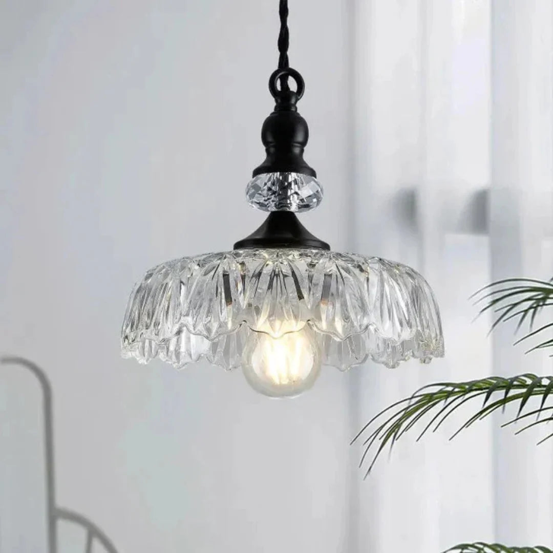 Aelius Stylish Retro Glass Pendant Lamp