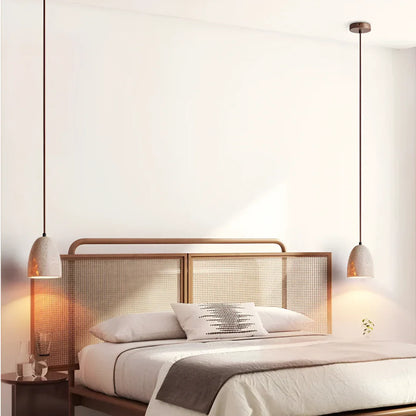 Nerina Retro Travertine Pendant Lamp