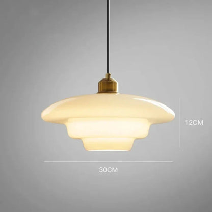 Omrix White Glass Design Pendant Lamp