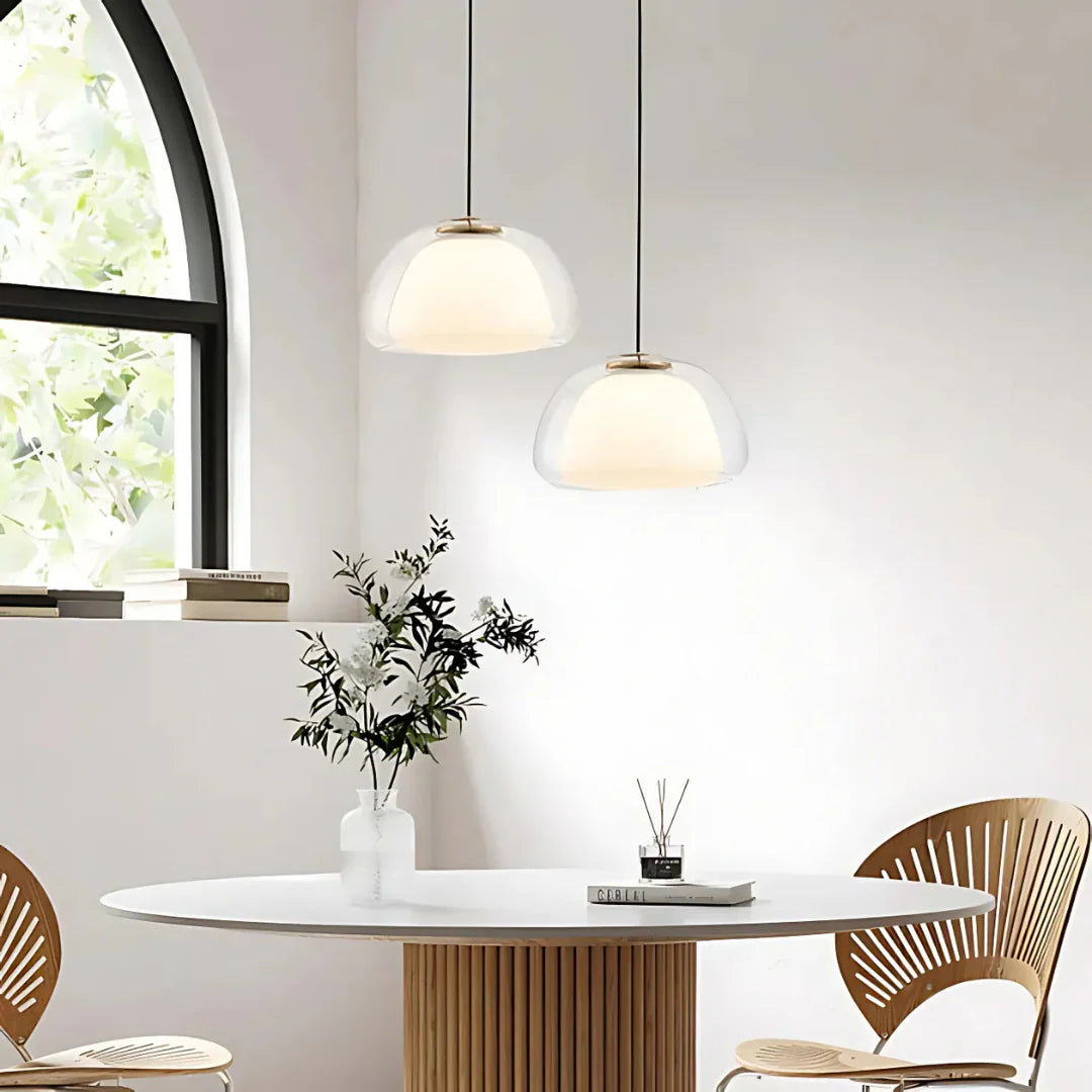 Serenza Modern Glass Pendant Lamp for Living Room & Dining Table