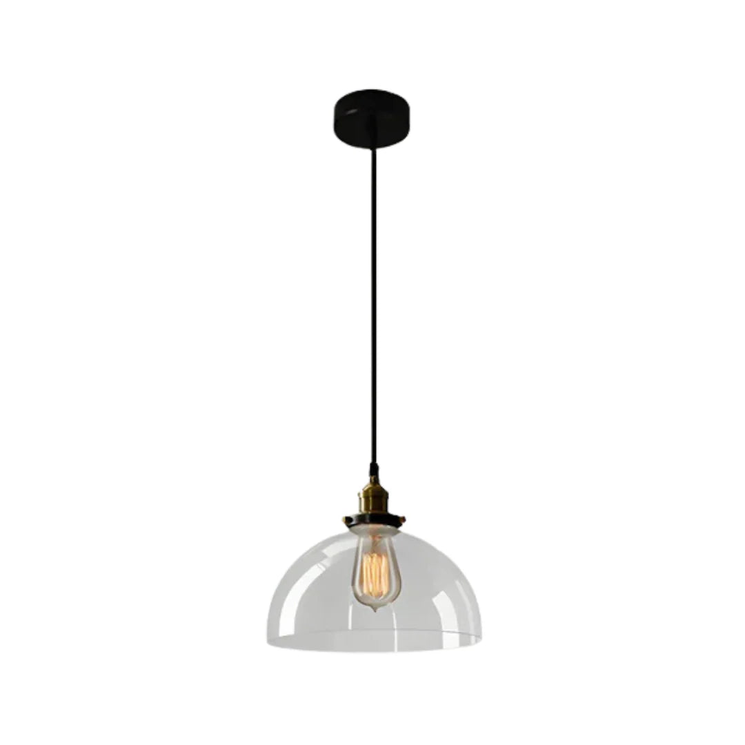 Urban Vintage Glass Pendant Lamp | Stylish Dining Table Lamp