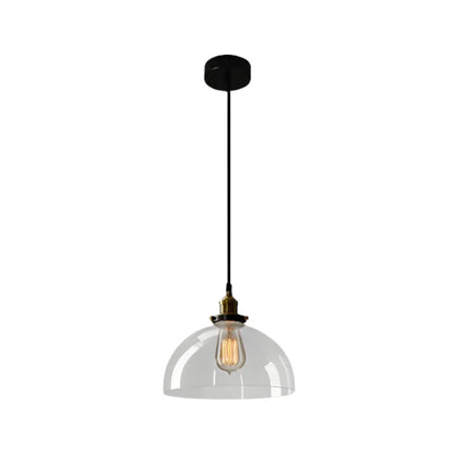 Urban Vintage Glass Pendant Lamp | Stylish Dining Table Lamp