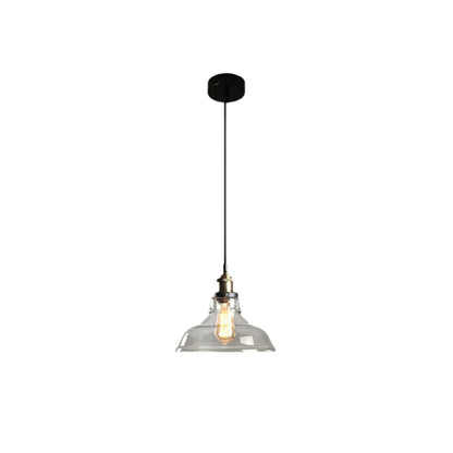 Urban Vintage Glass Pendant Lamp | Stylish Dining Table Lamp