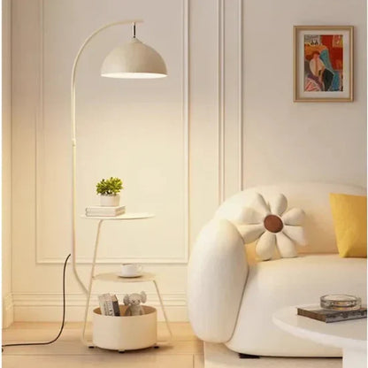 Tirene Scandinavian Floor Lamp with Storage Space