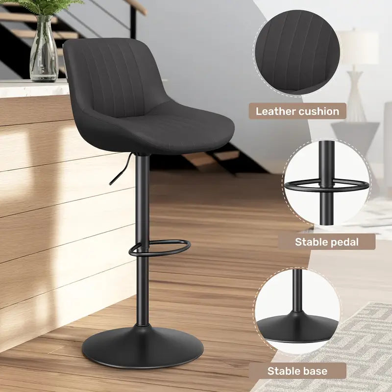 Leather Barstool