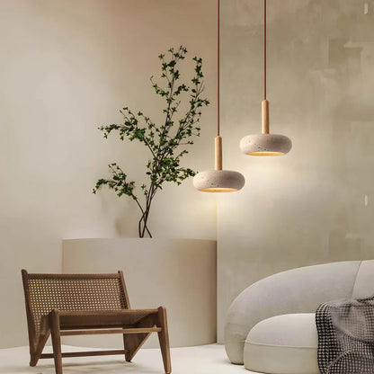 Faustina Travertine Pendant Lamp