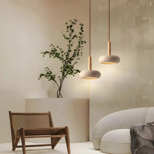 Faustina Travertine Pendant Lamp