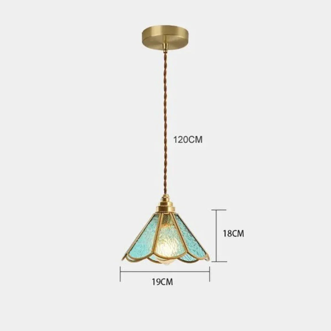 Brivon Design Hanging Lamp Stained Glass