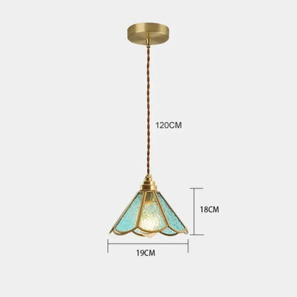 Brivon Design Hanging Lamp Stained Glass