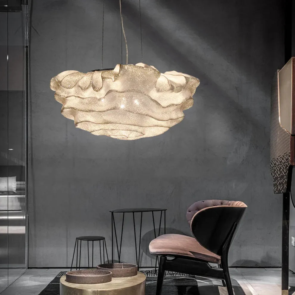 Adeo Modern Cloud Shape Pendant Lamp in White