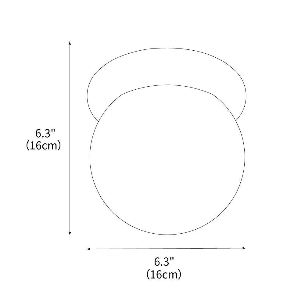 Serica Travertine LED Ceiling Lamp
