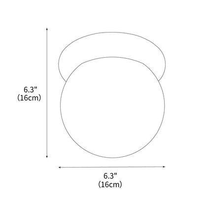Serica Travertine LED Ceiling Lamp