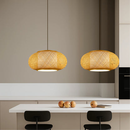 Vivara Bamboo Pendant Lamp with Natural Design