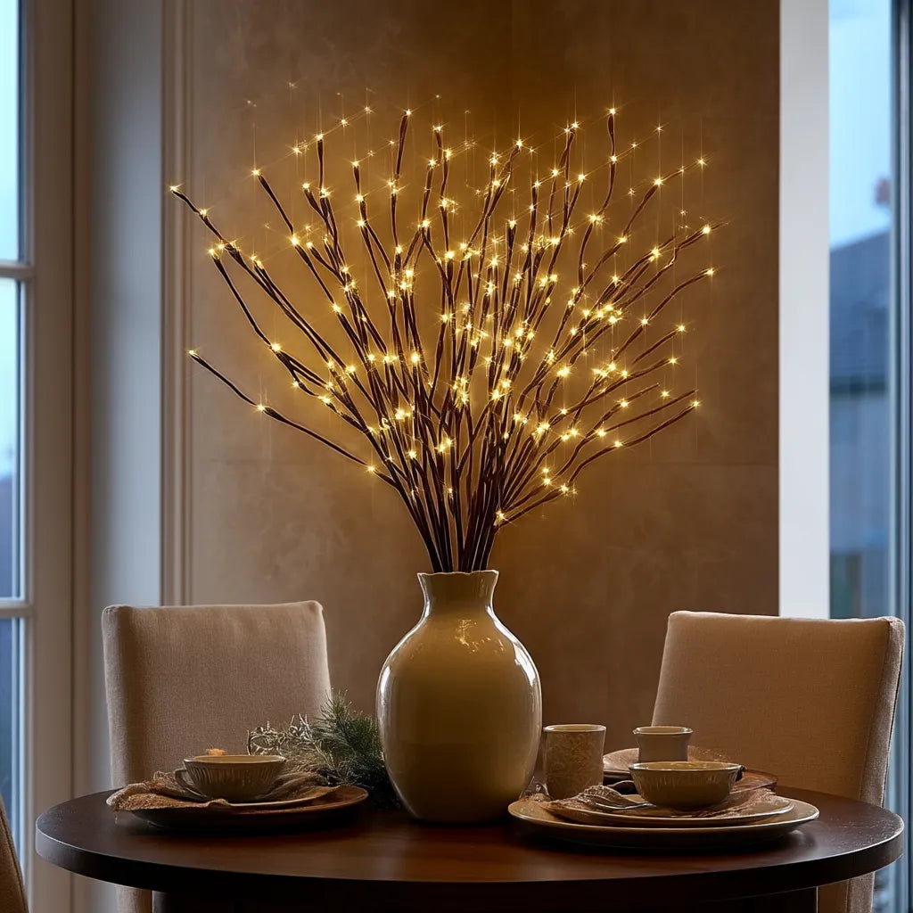 Twinkling Tree Willow Branch by Casa Solaro™