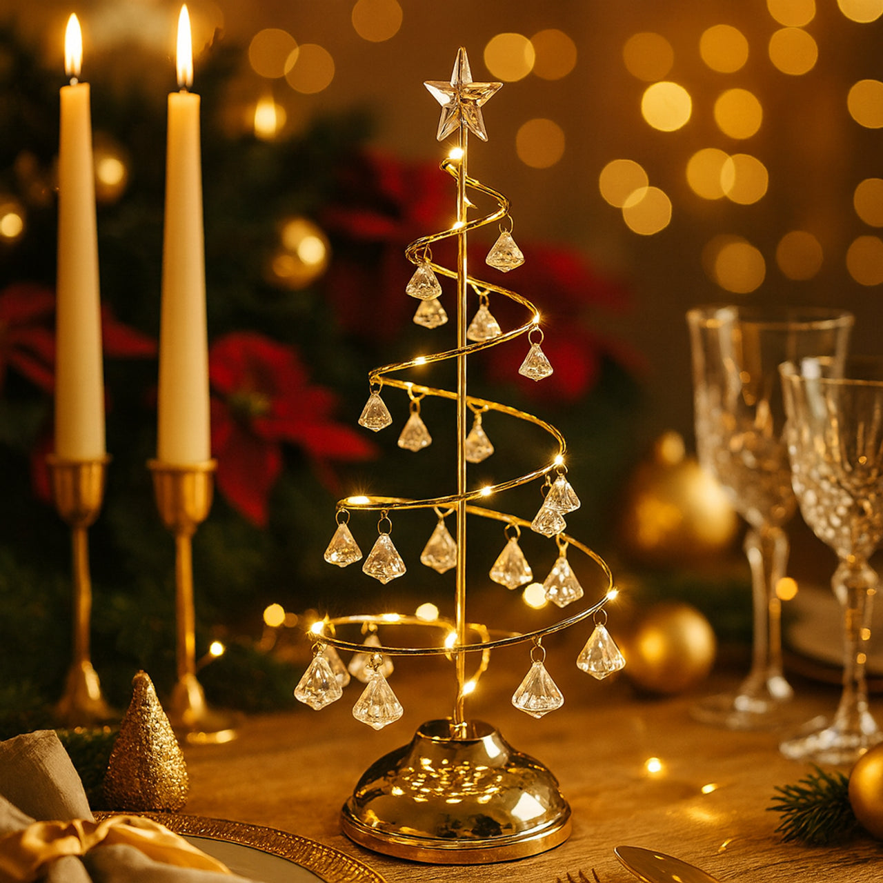 The Twinkling Christmas Tree by Casa Solaro™