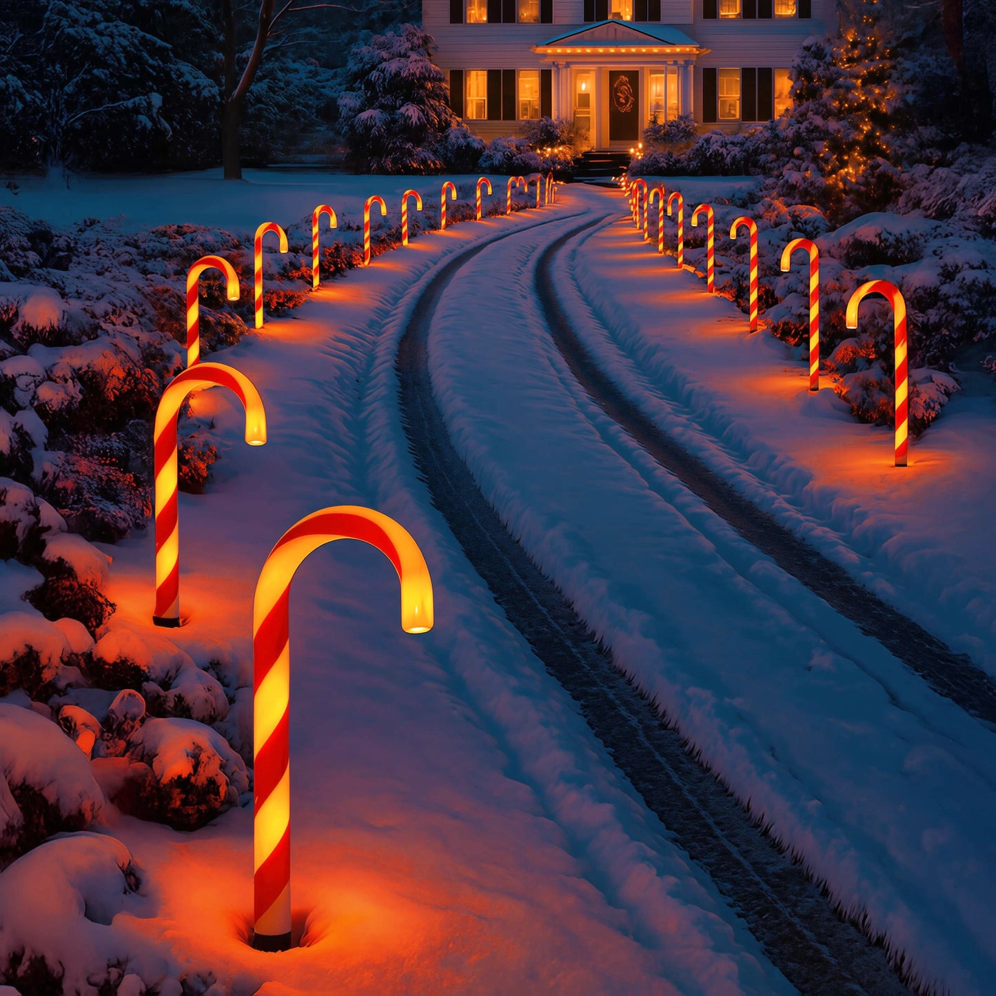 Twinkling Tree Candy Cane by Casa Solaro™