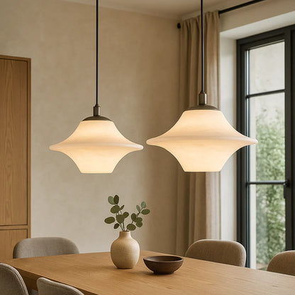 Zenithra Minimalist Pendant Lamp made of Natural Marble