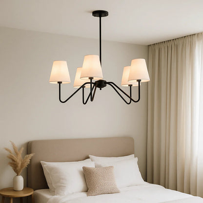 Ostia Silk Pendant Lamp Bedroom