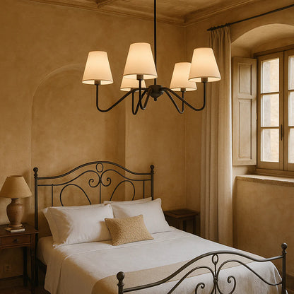 Ostia Silk Pendant Lamp Bedroom