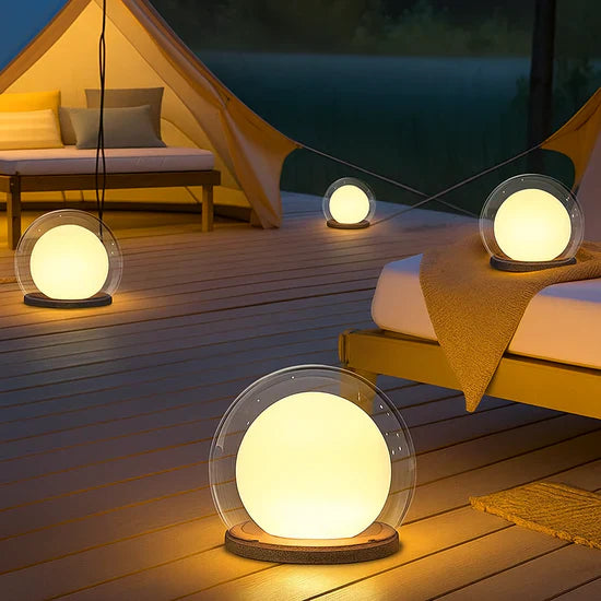 Thaliora Solar Powered Outdoor Lamp