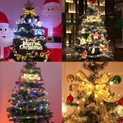 Twinkling Tree Christmas Ribbon by Casa Solaro™