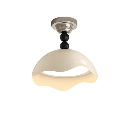 Rheana Modern Eggshell Cream Ceiling Lamp