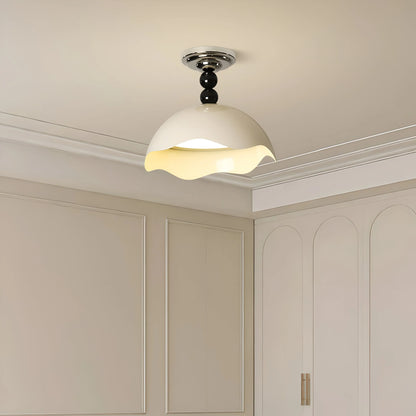 Rheana Modern Eggshell Cream Ceiling Lamp