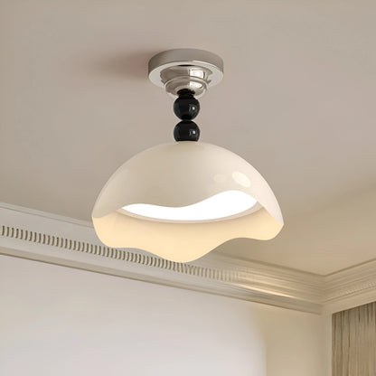 Rheana Modern Eggshell Cream Ceiling Lamp