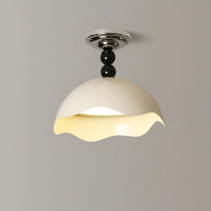 Rheana Modern Eggshell Cream Ceiling Lamp