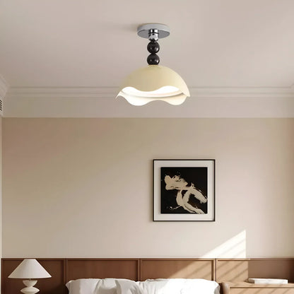 Rheana Modern Eggshell Cream Ceiling Lamp