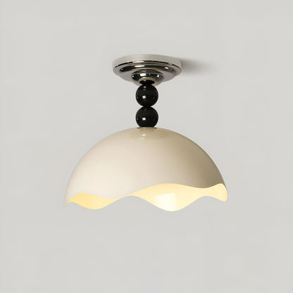 Rheana Modern Eggshell Cream Ceiling Lamp