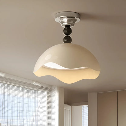 Rheana Modern Eggshell Cream Ceiling Lamp