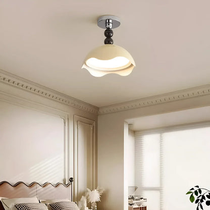 Rheana Modern Eggshell Cream Ceiling Lamp