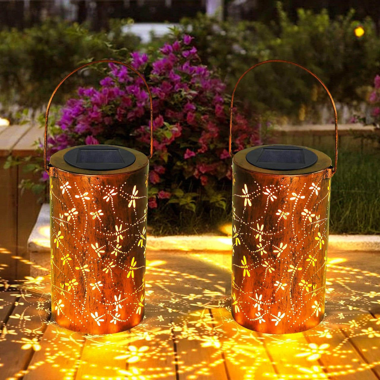 Twinkling Tree Dragonfly Lantern by Casa Solaro™