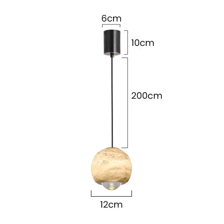 Silvanus Elegant Scandinavian Marble Pendant Lamp