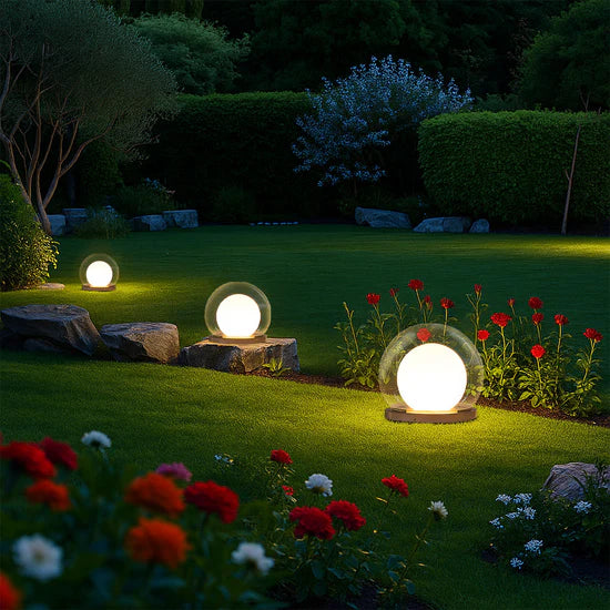 Thaliora Solar Powered Outdoor Lamp