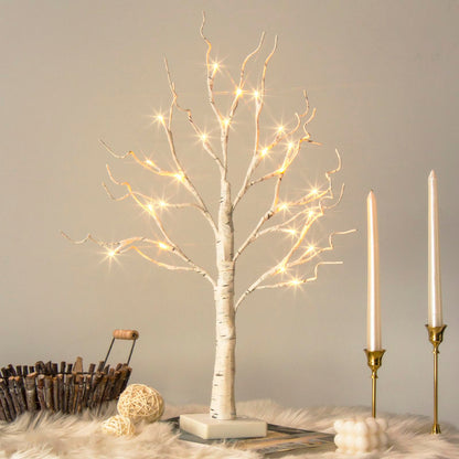 Twinkling Tree Birch Tree by Casa Solaro™
