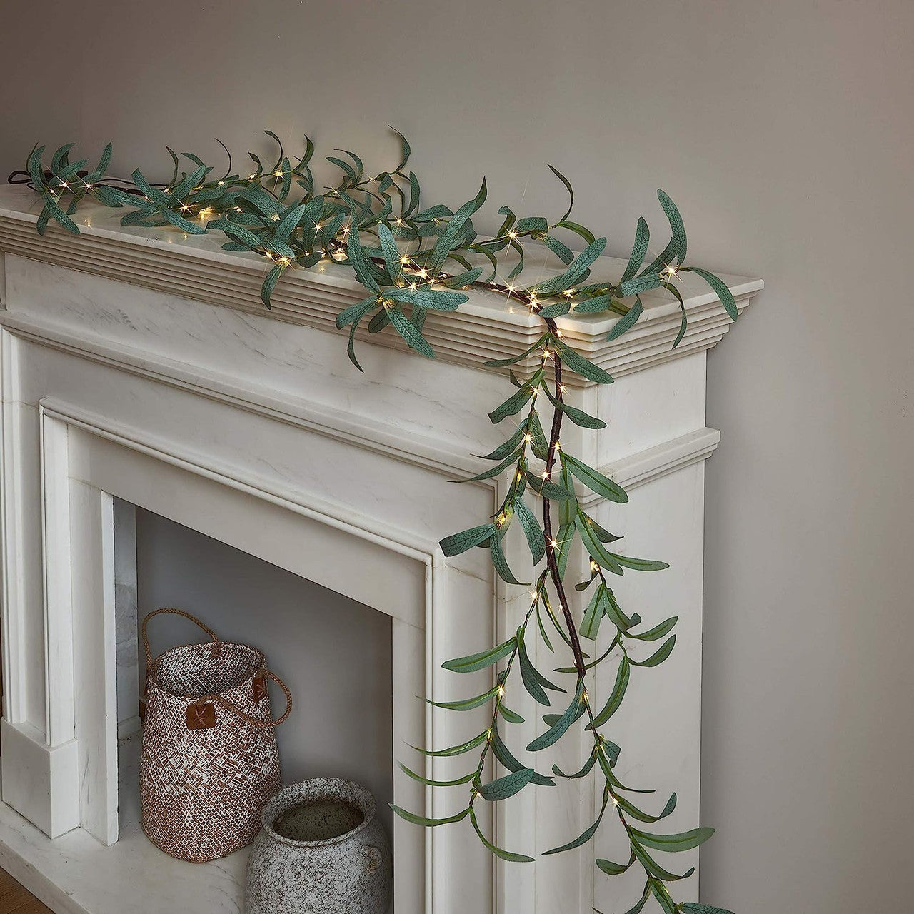 Twinkling Tree Fairy Olive Branch by Casa Solaro™