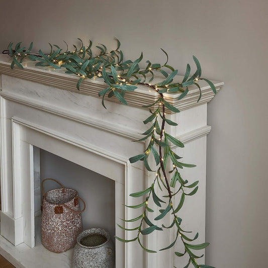 Twinkling Tree Fairy Olive Branch by Casa Solaro™
