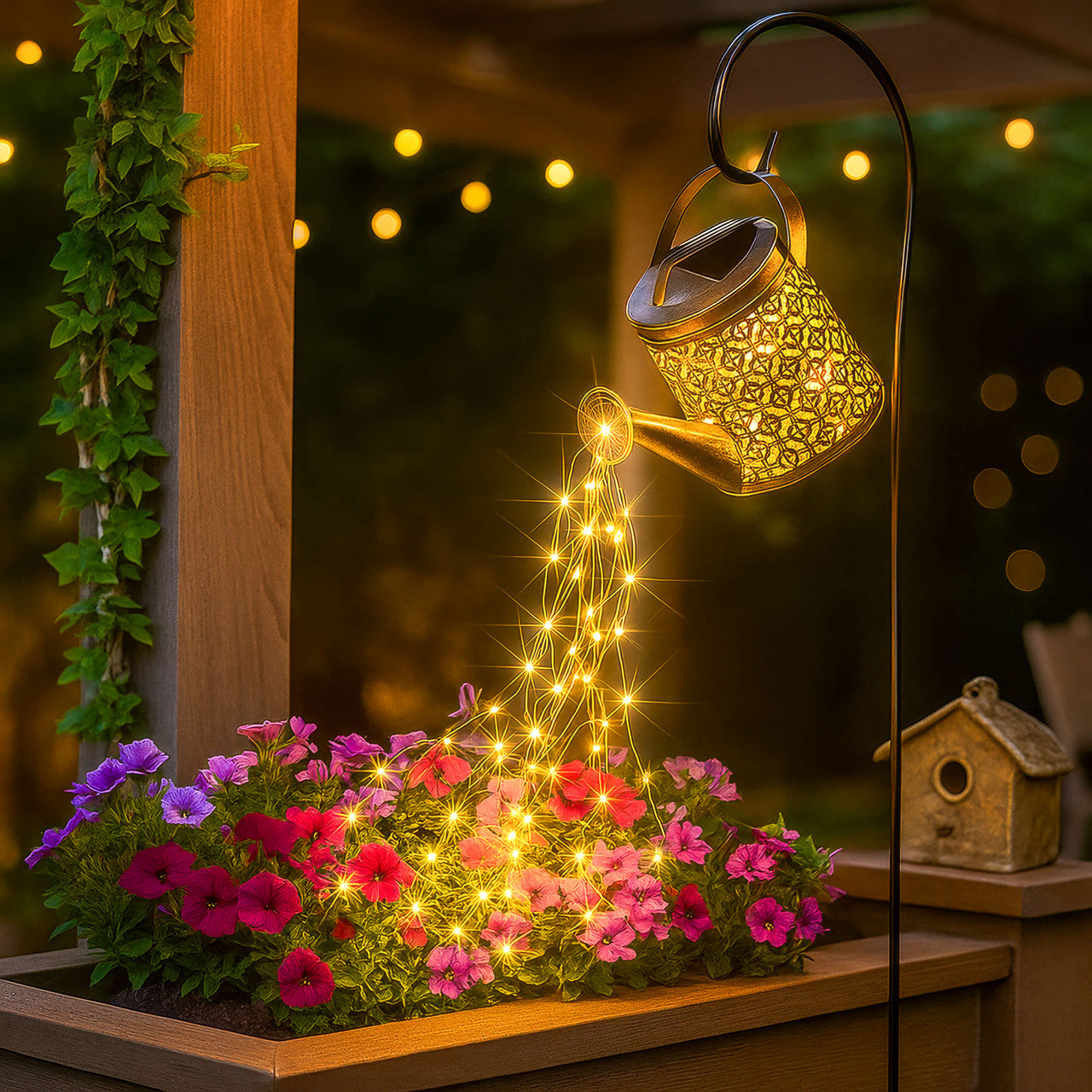 Twinkling Tree Watering Can by Casa Solaro™