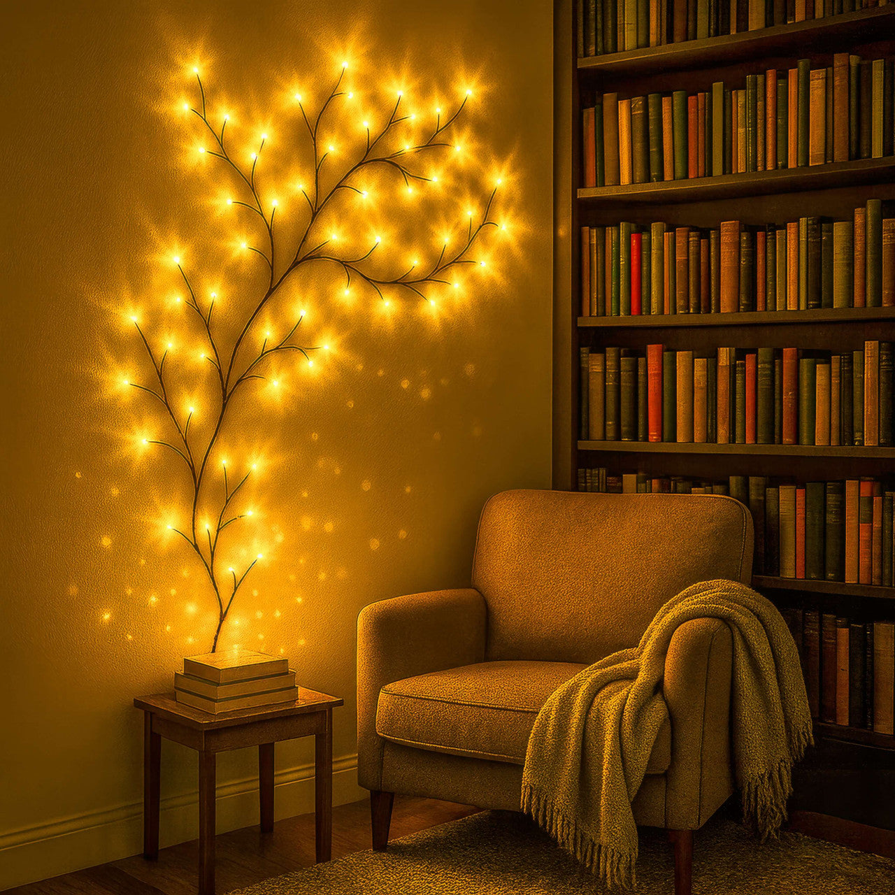 Twinkling Tree Willow Vine by Casa Solaro™
